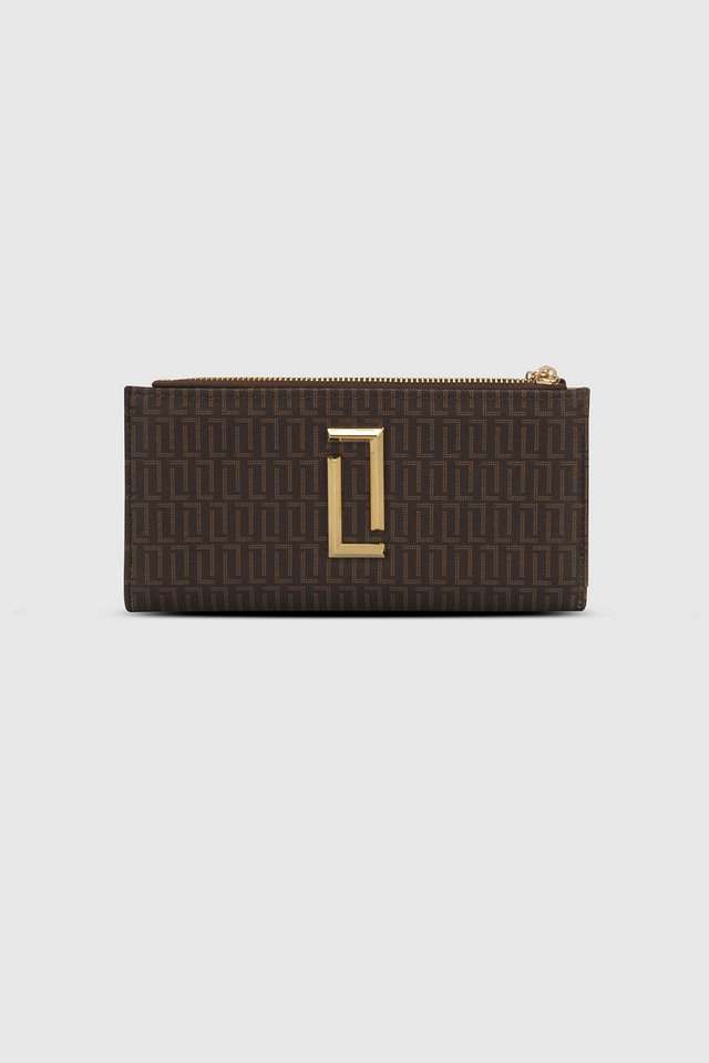 Printed-Synthetic-Zipper-Closure-Women-s-Formal-Wallet