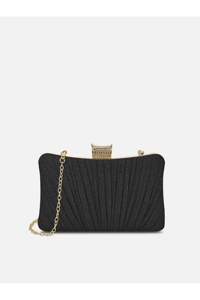Solid-Synthetic-Snap-Closure-Women-s-Party-Clutches