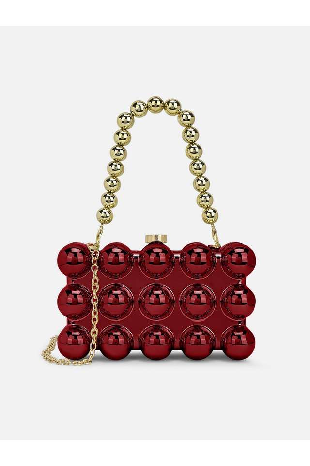 Solid-Synthetic-Snap-Closure-Women-s-Party-Clutches