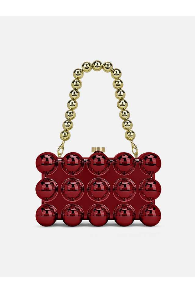 Solid-Synthetic-Snap-Closure-Women-s-Party-Clutches