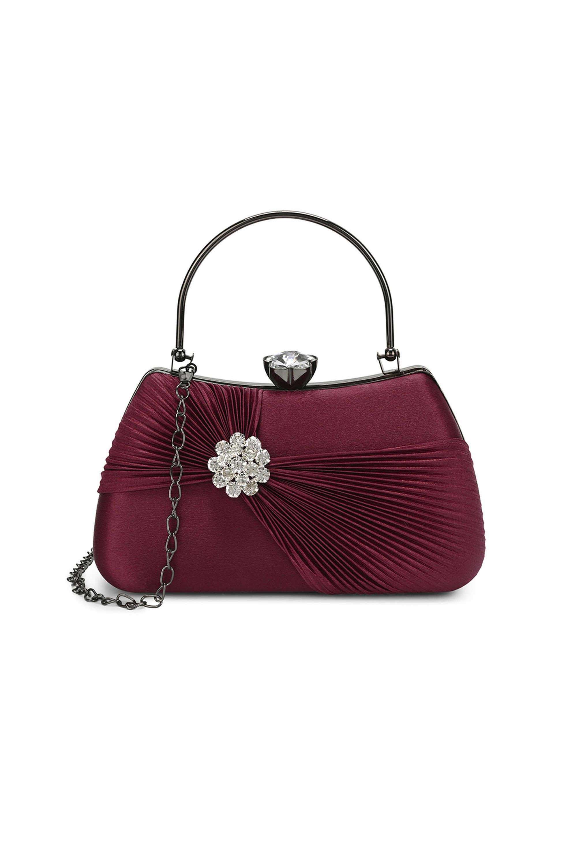 Snap-Button-Closure-Summer-Synthetic-Women-Casual-Wear-Clutches