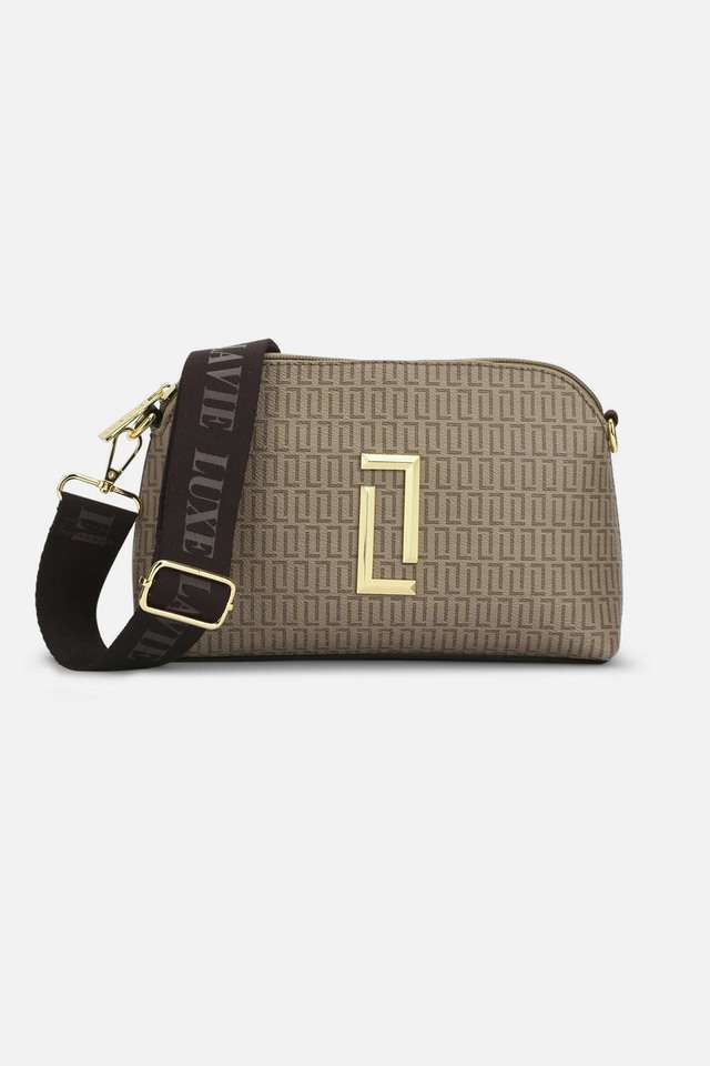 Printed-Polyester-Zipper-Closure-Women-s-Sling-Bag