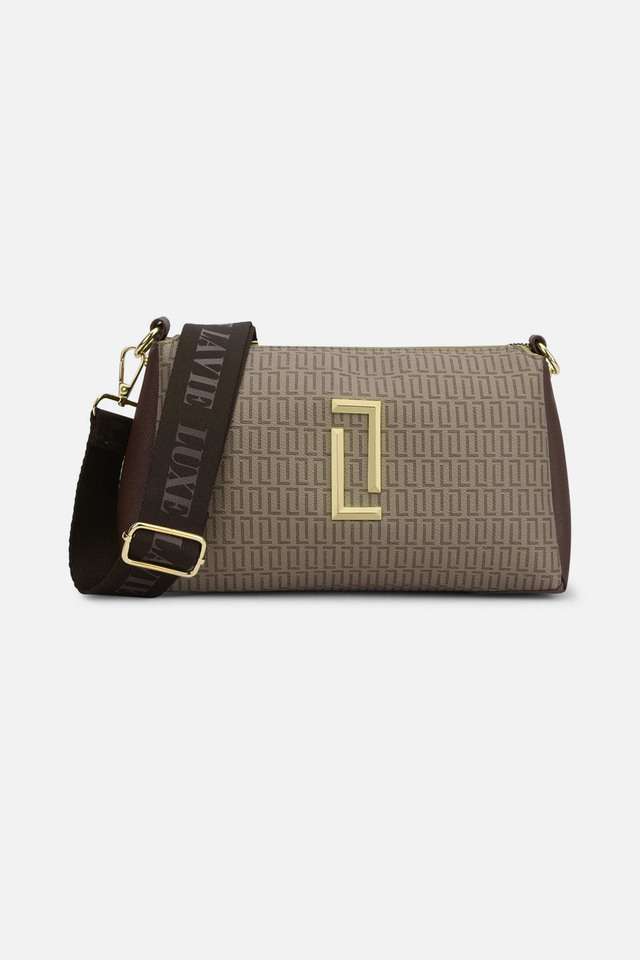 Printed-Polyester-Zipper-Closure-Women-s-Sling-Bag