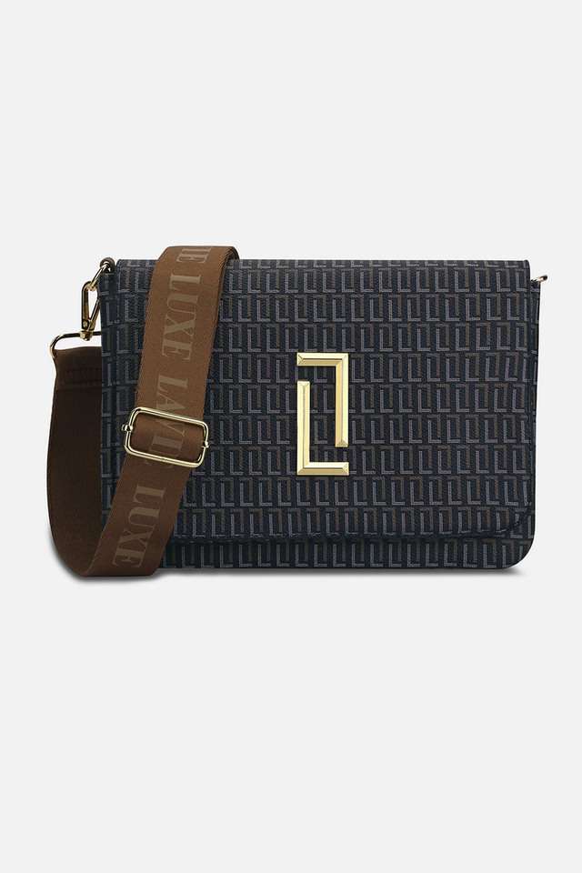 Printed-Polyester-Zipper-Closure-Women-s-Sling-Bag