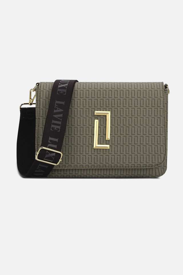 Solid-Polyester-Zipper-Closure-Women-s-Sling-Bag