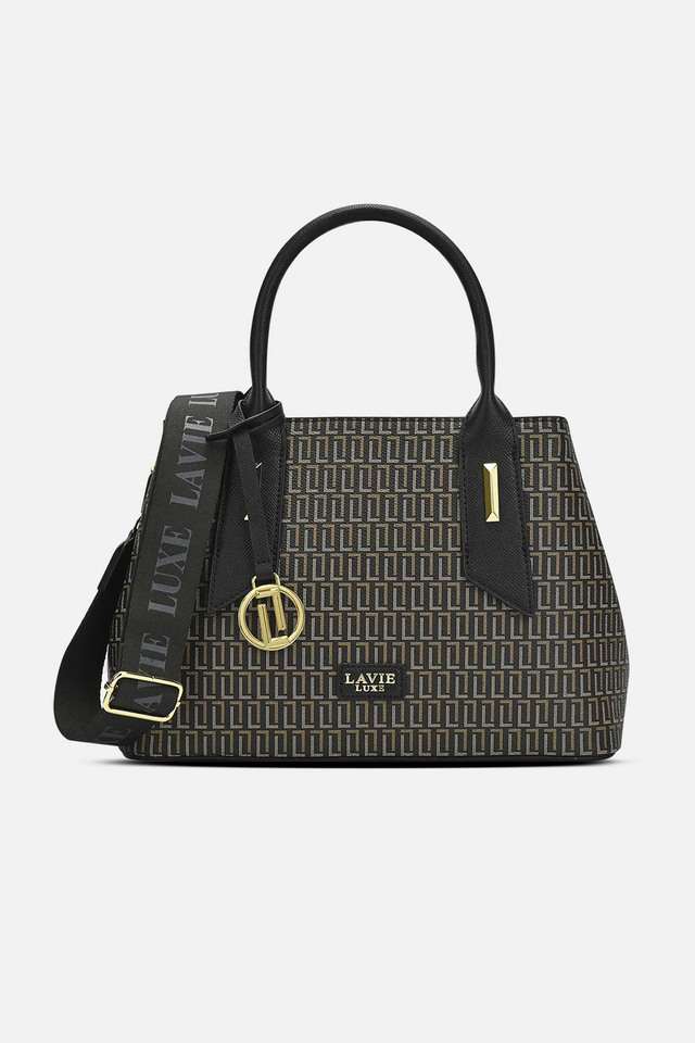 Printed-Polyester-Zipper-Closure-Women-s-Shoulder-Bag