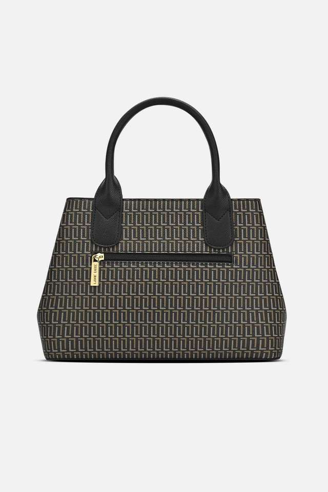 Printed-Polyester-Zipper-Closure-Women-s-Shoulder-Bag