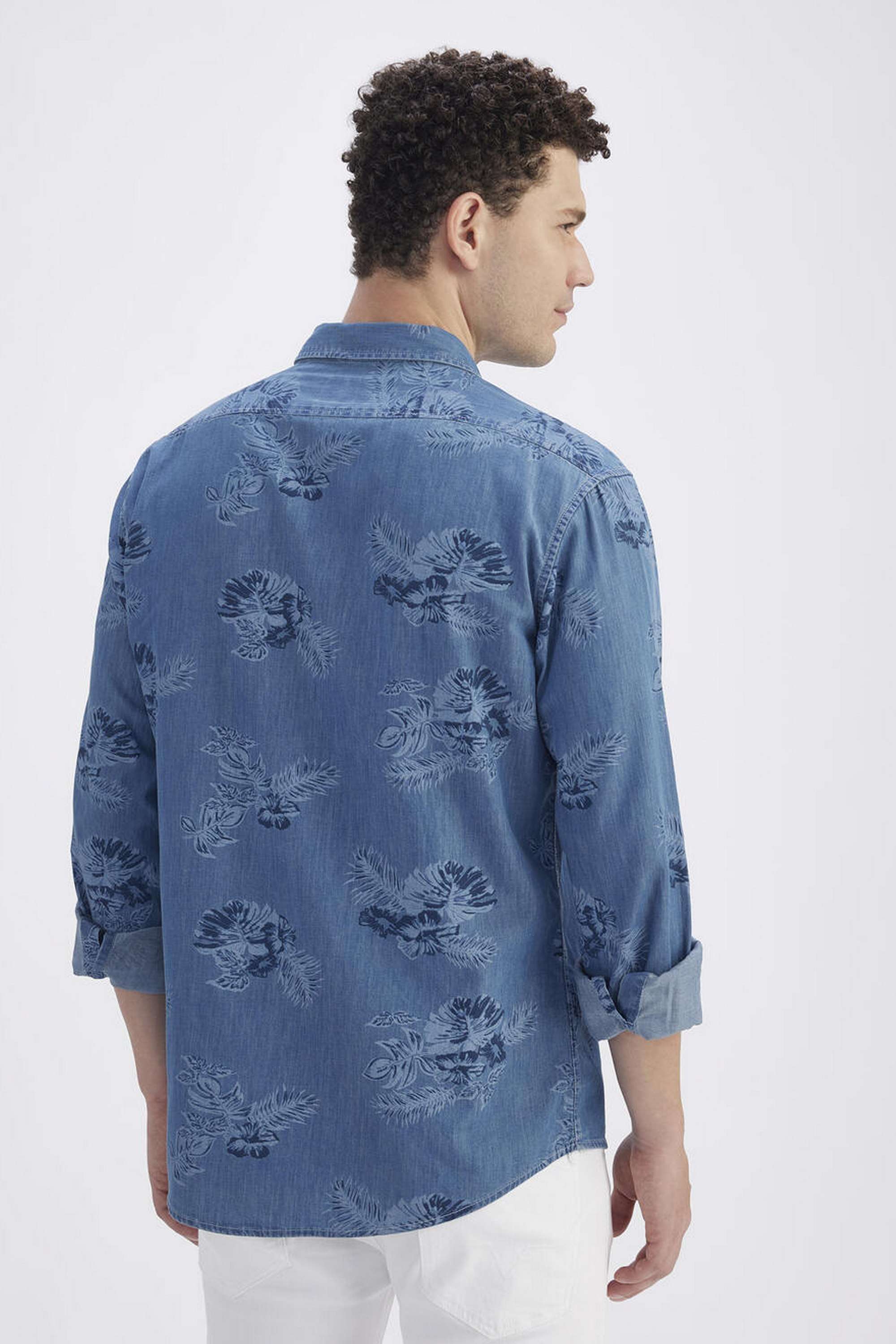 Floral-Cotton-Regular-Fit-Men-s-Casual-Wear-Shirt