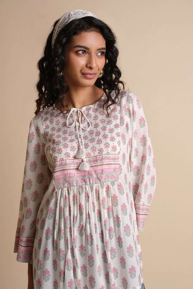 Floral-Modal-Round-Neck-Women-s-Top