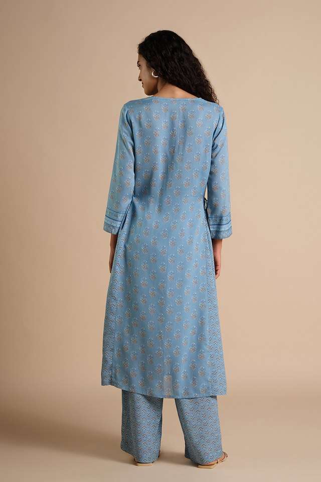 Floral-Full-Length-Modal-Woven-Women-s-Co-Ord-Set