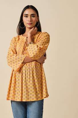 Floral-Modal-Round-Neck-Women-s-Top