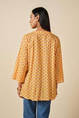 Floral-Modal-Round-Neck-Women-s-Top