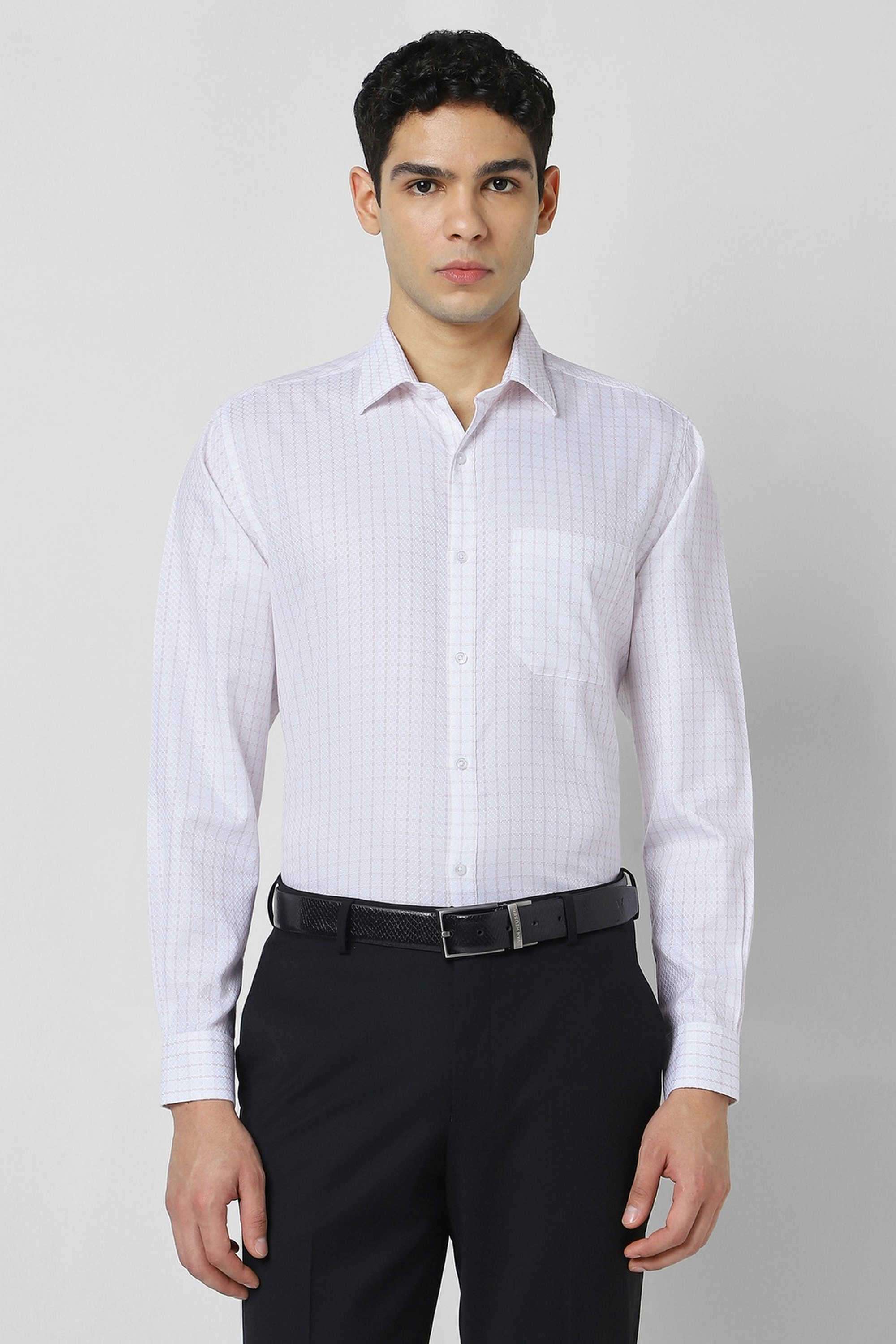 Solid-Blended-Fabric-Round-Neck-Men-s-T-Shirt