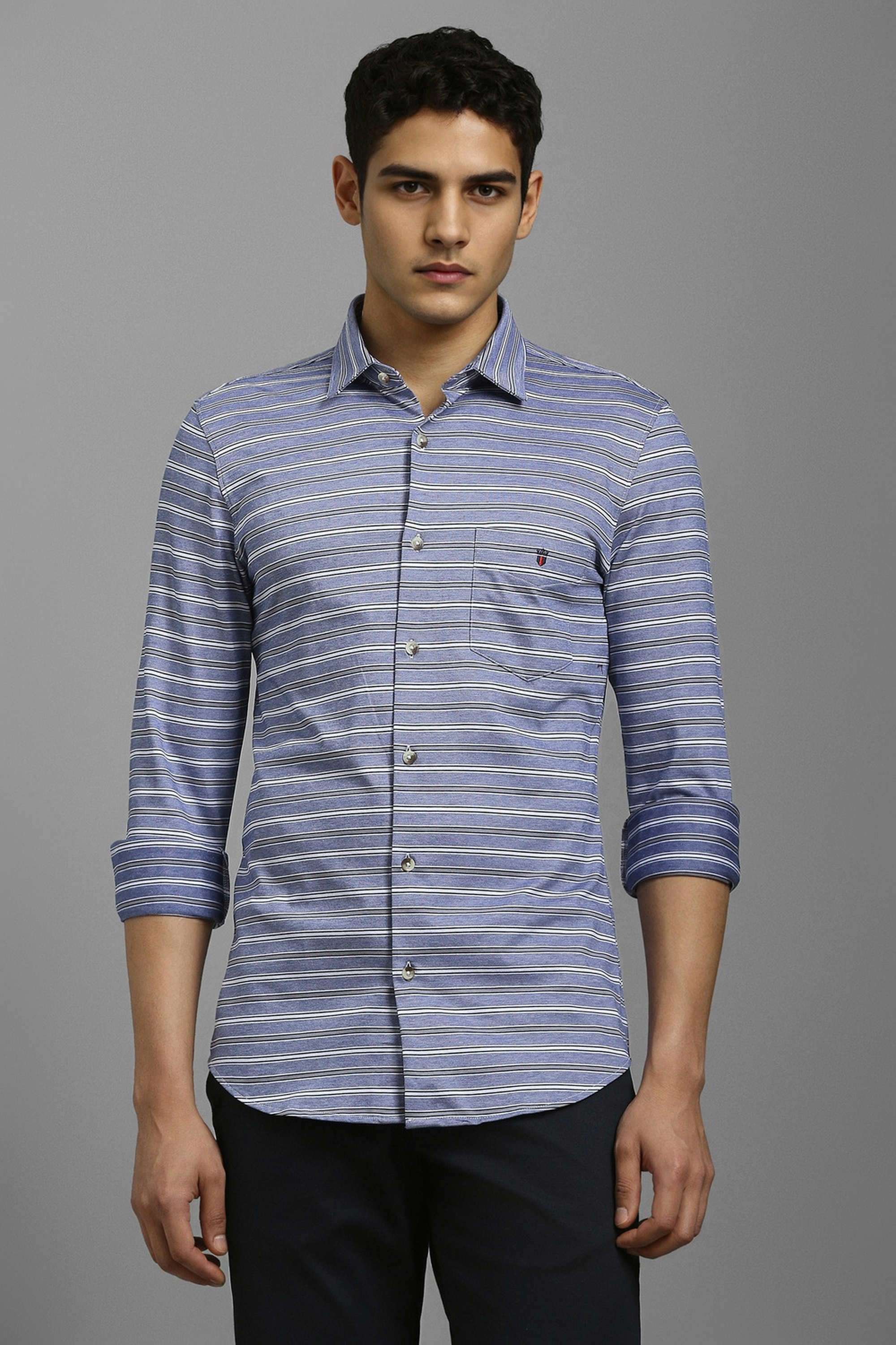 Stripes-Cotton-Slim-Fit-Men-s-Casual-Wear-Shirt