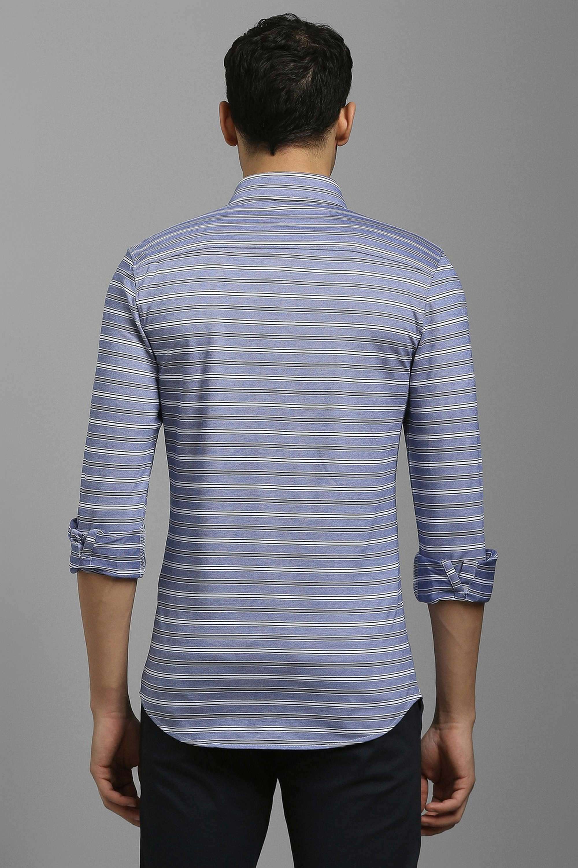 Stripes-Cotton-Slim-Fit-Men-s-Casual-Wear-Shirt