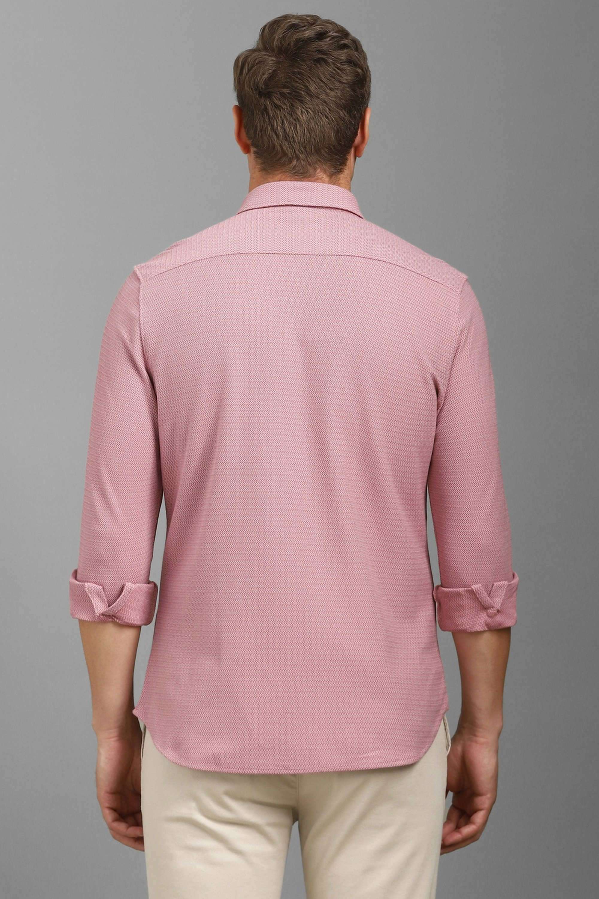 Textured-Polyester-Cotton-Super-Slim-Fit-Men-s-Casual-Wear-Shirt