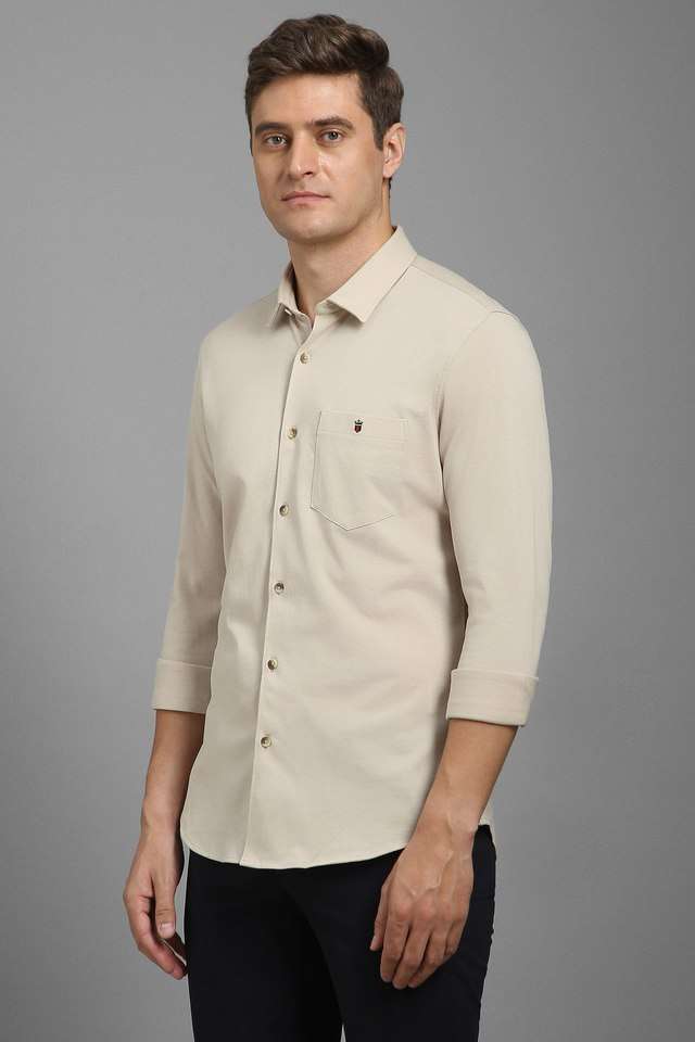 Solid-Cotton-Super-Slim-Fit-Men-s-Casual-Wear-Shirt