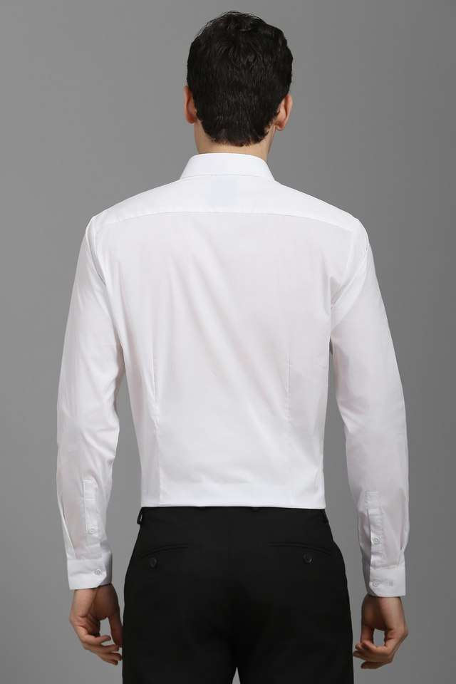 Solid-Blended-Fabric-Super-Slim-Fit-Men-s-Formal-Wear-Shirt