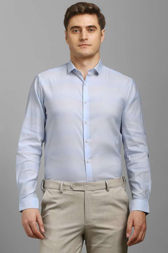 Stripes-Blended-Fabric-Super-Slim-Fit-Men-s-Formal-Wear-Shirt
