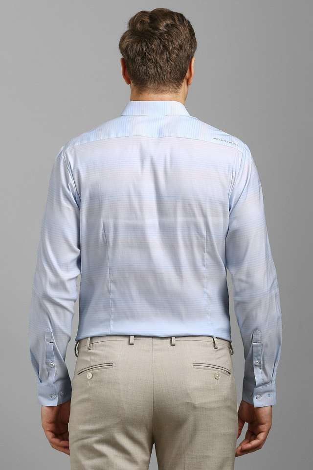 Stripes-Blended-Fabric-Super-Slim-Fit-Men-s-Formal-Wear-Shirt