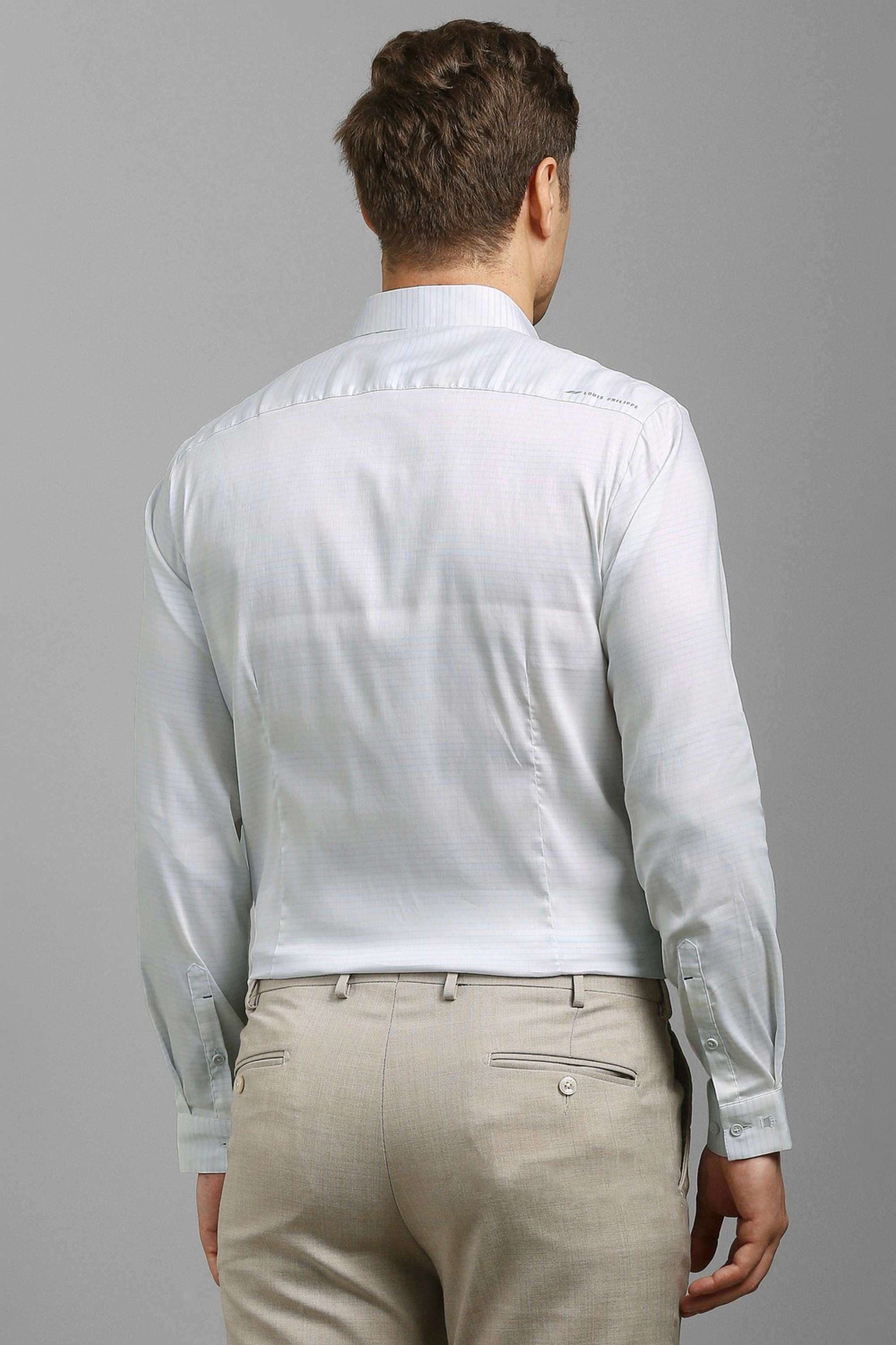 Stripes-Cotton-Nylon-Super-Slim-Fit-Men-s-Formal-Wear-Shirt