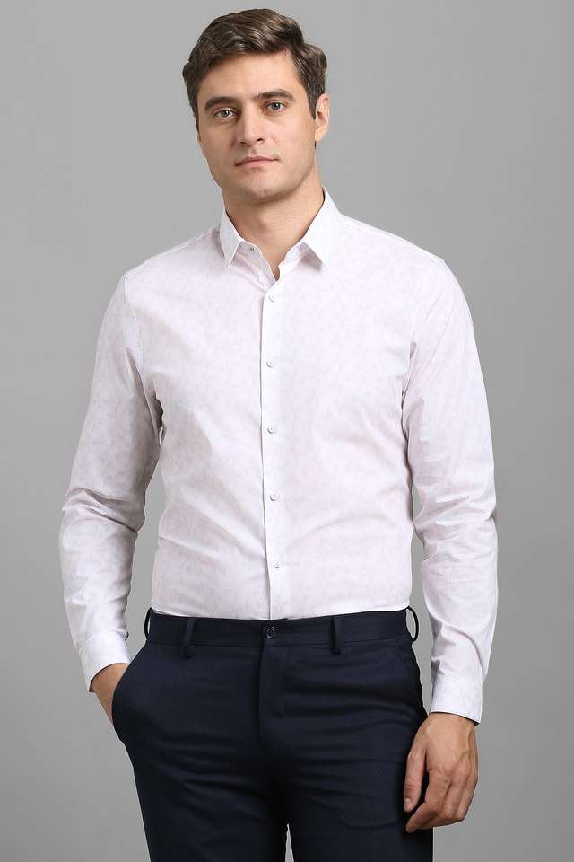 Printed-Cotton-Blend-Super-Slim-Fit-Men-s-Formal-Wear-Shirt