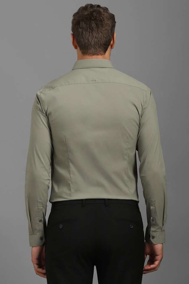 Solid-Blended-Fabric-Super-Slim-Fit-Men-s-Formal-Wear-Shirt