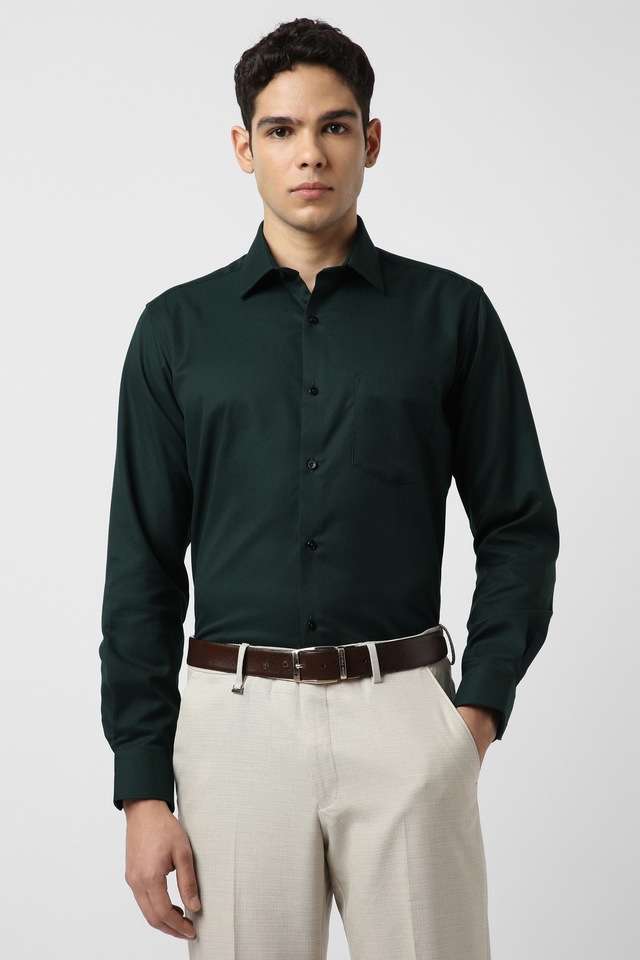Textured-Cotton-Regular-Fit-Men-s-Formal-Wear-Shirt