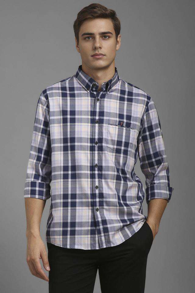 Checks-Cotton-Slim-Fit-Men-s-Casual-Wear-Shirt