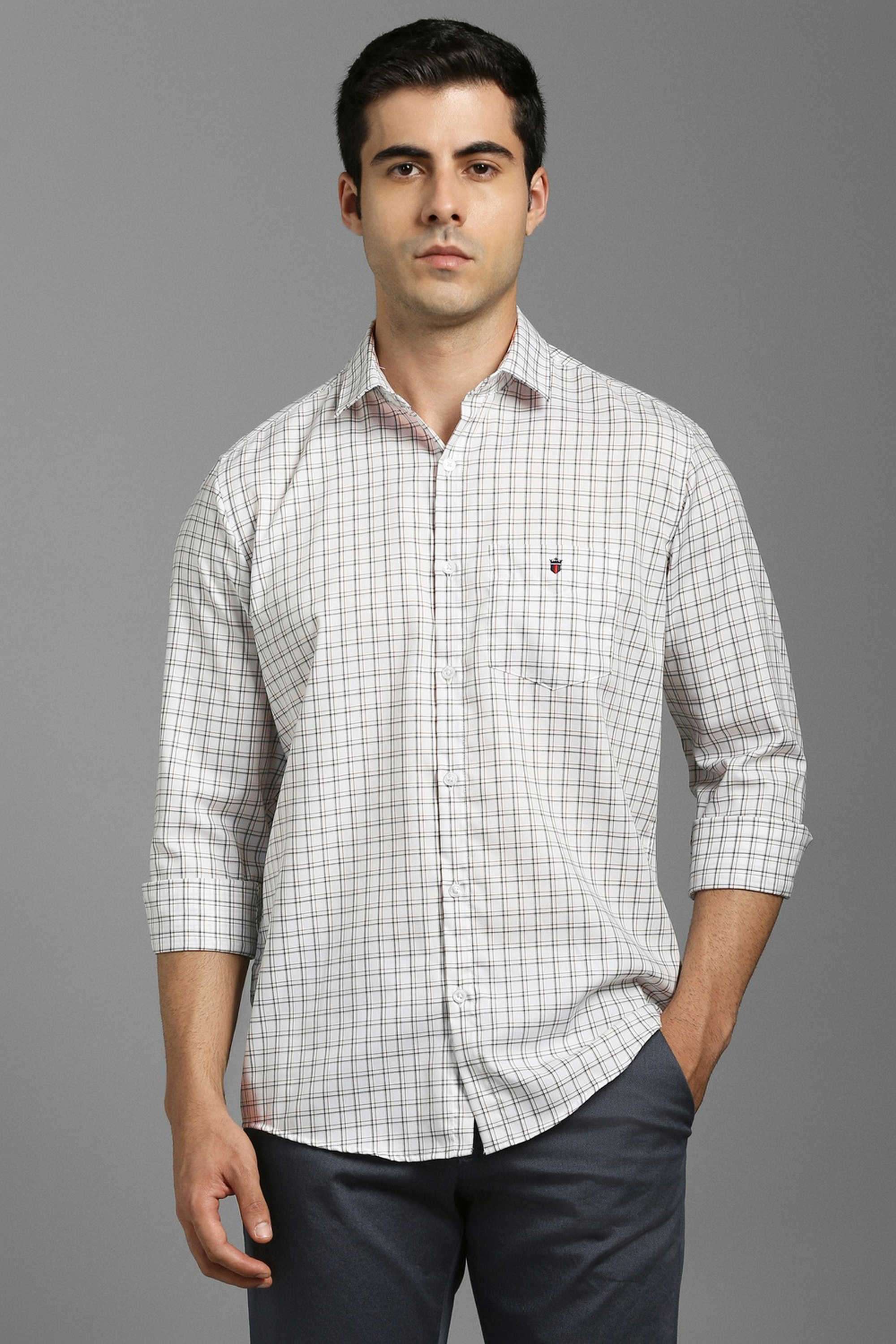 Checks-Cotton-Slim-Fit-Men-s-Casual-Wear-Shirt