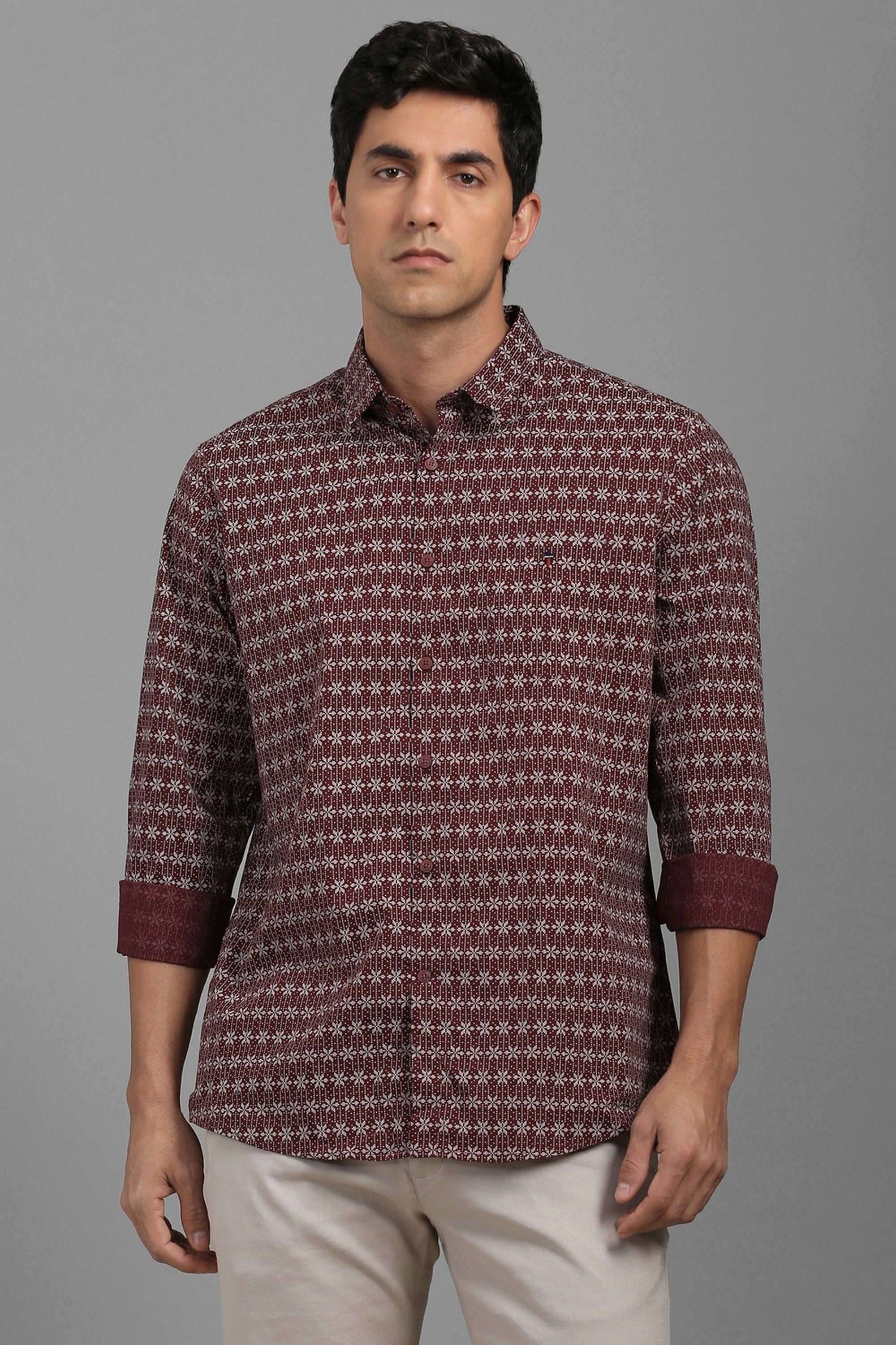 Printed-Cotton-Slim-Fit-Men-s-Casual-Wear-Shirt