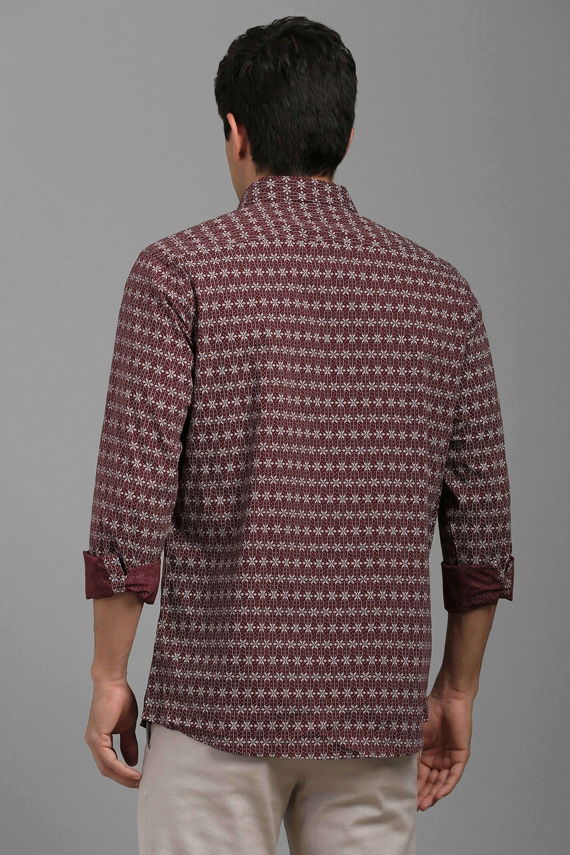 Printed-Cotton-Slim-Fit-Men-s-Casual-Wear-Shirt