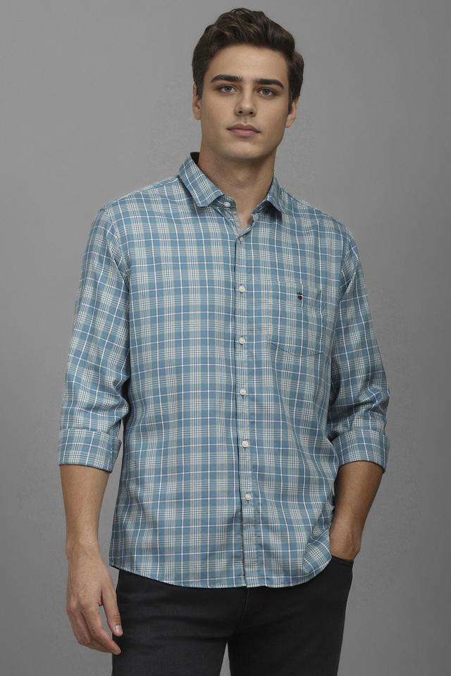 Checks-Cotton-Slim-Fit-Men-s-Casual-Wear-Shirt