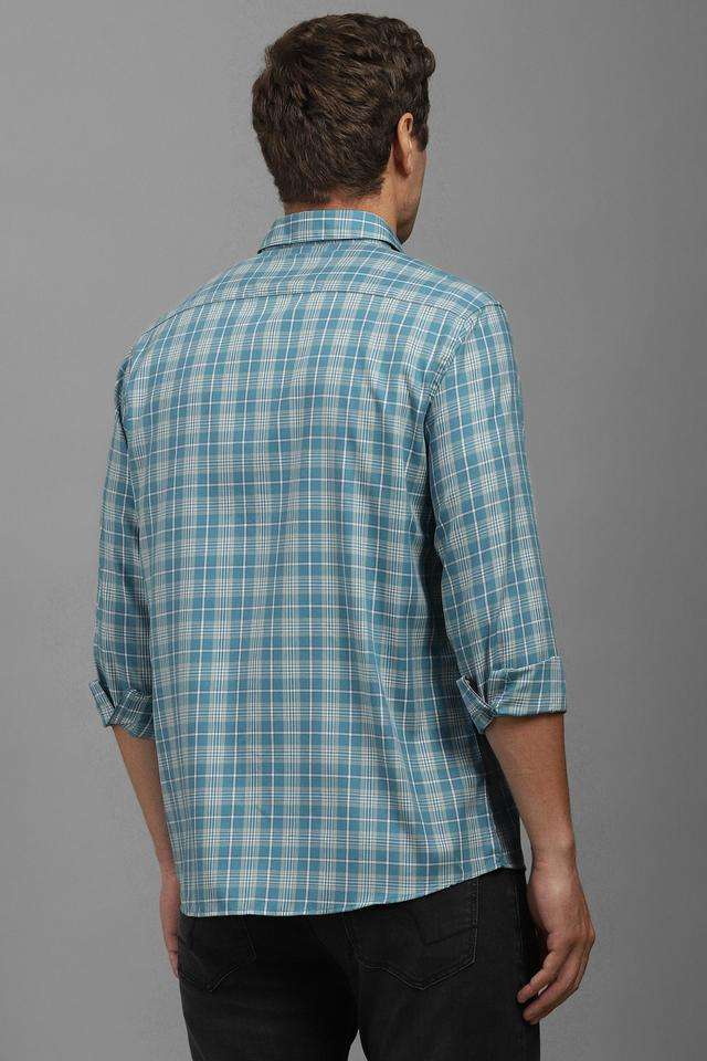 Checks-Cotton-Slim-Fit-Men-s-Casual-Wear-Shirt