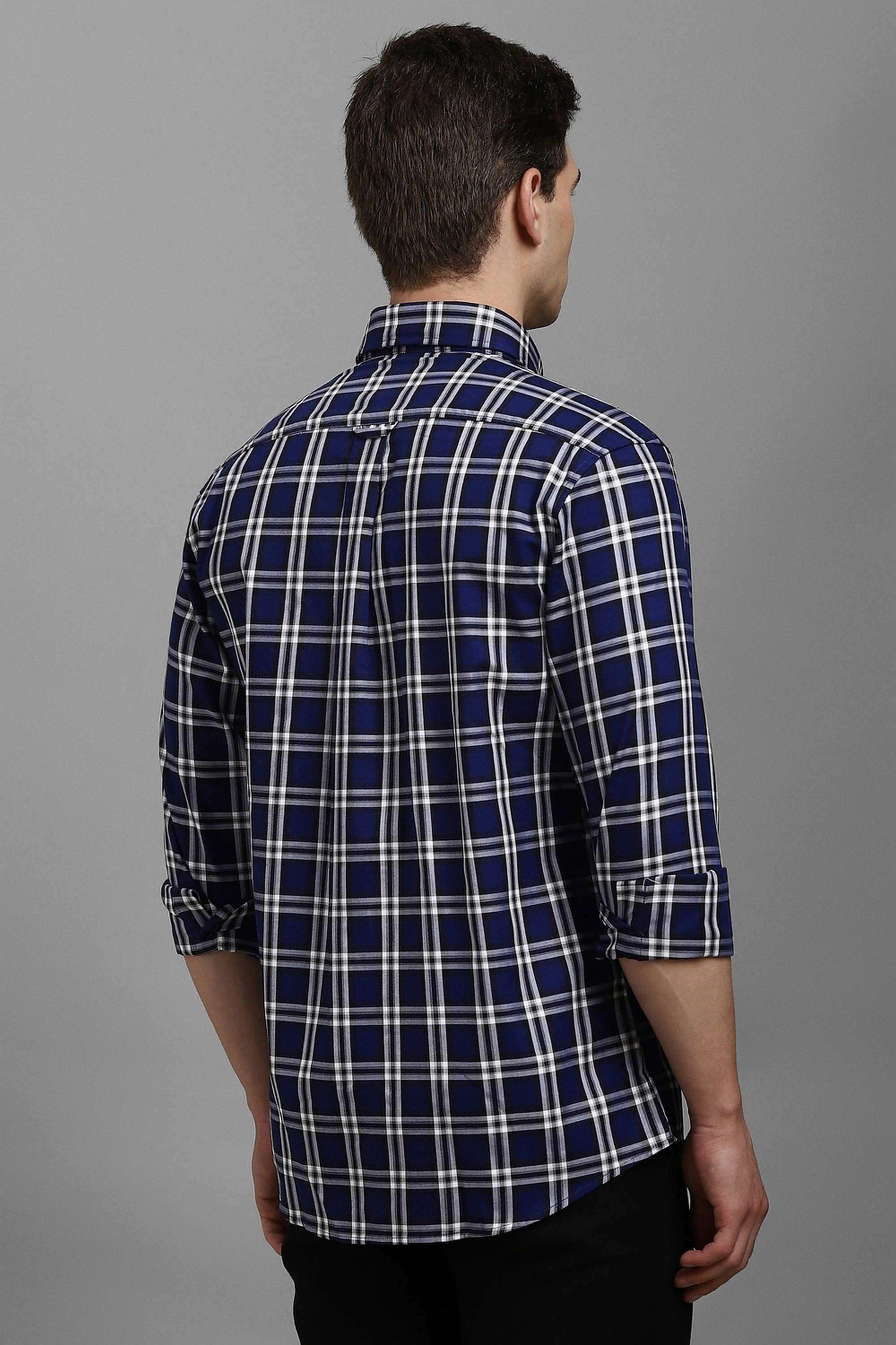 Checks-Cotton-Slim-Fit-Men-s-Casual-Wear-Shirt