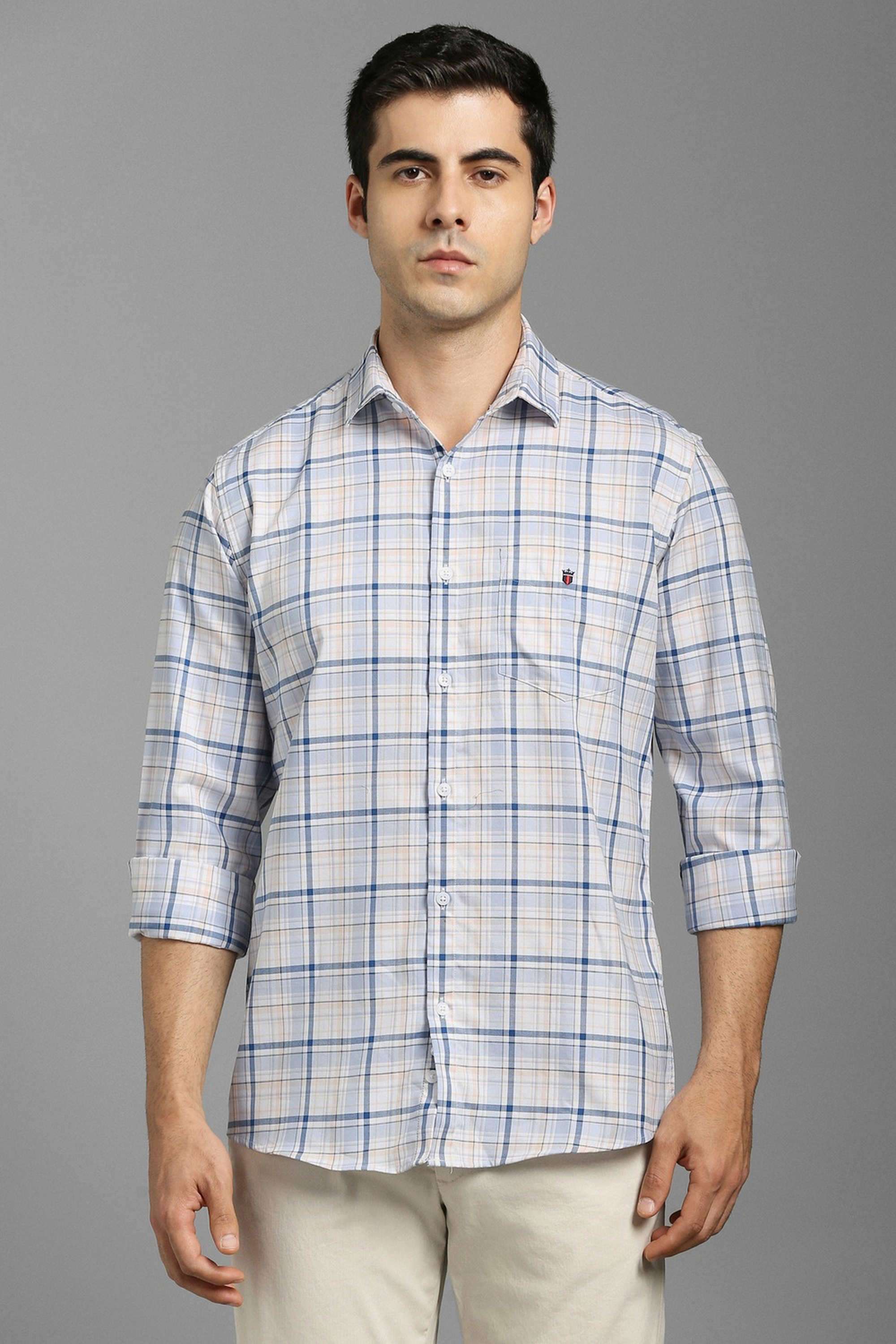 Checks-Cotton-Slim-Fit-Men-s-Casual-Wear-Shirt