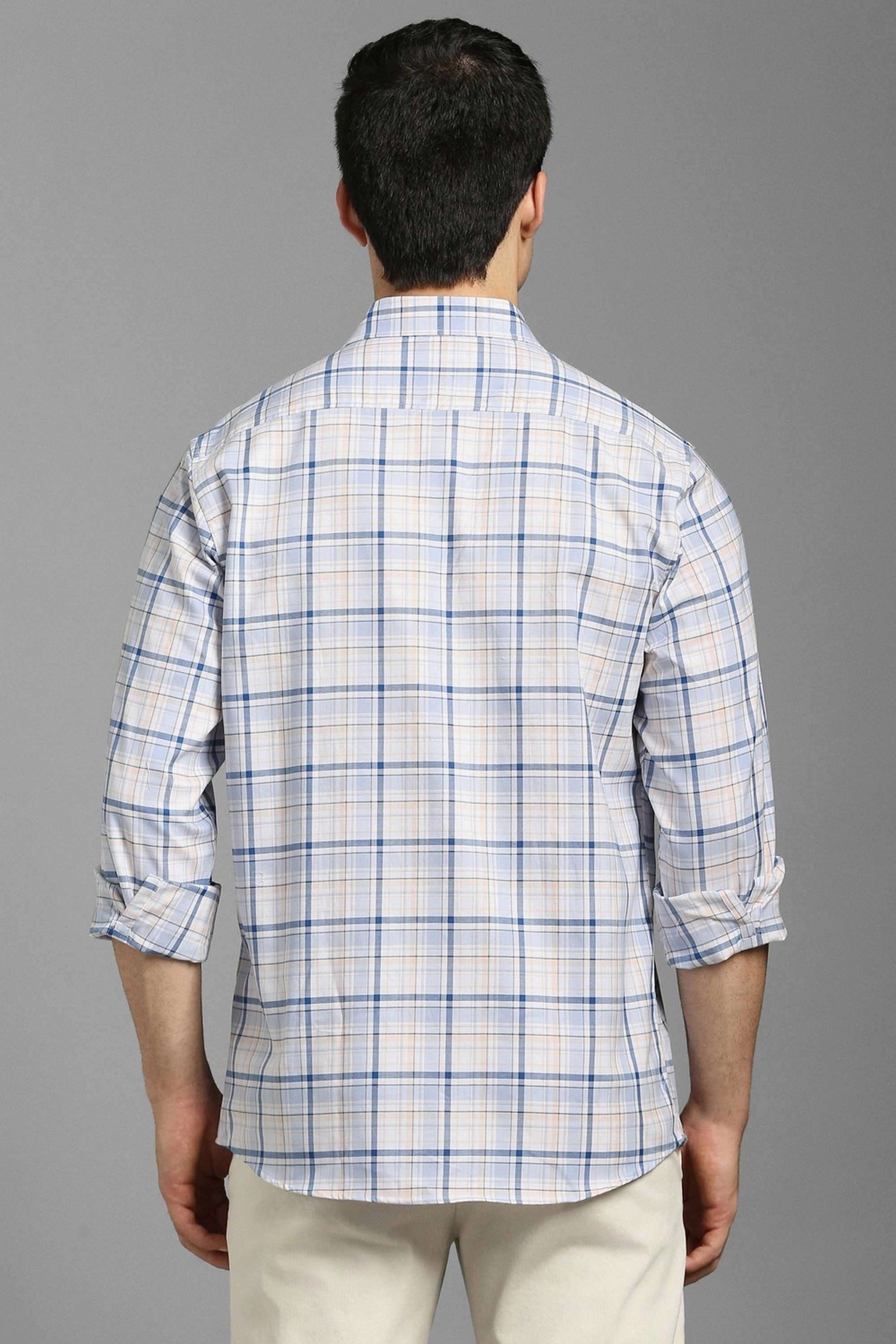 Checks-Cotton-Slim-Fit-Men-s-Casual-Wear-Shirt