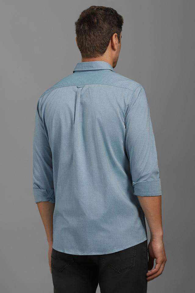 Textured-Cotton-Slim-Fit-Men-s-Casual-Wear-Shirt