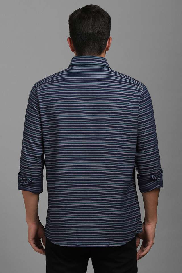 Stripes-Cotton-Slim-Fit-Men-s-Casual-Wear-Shirt