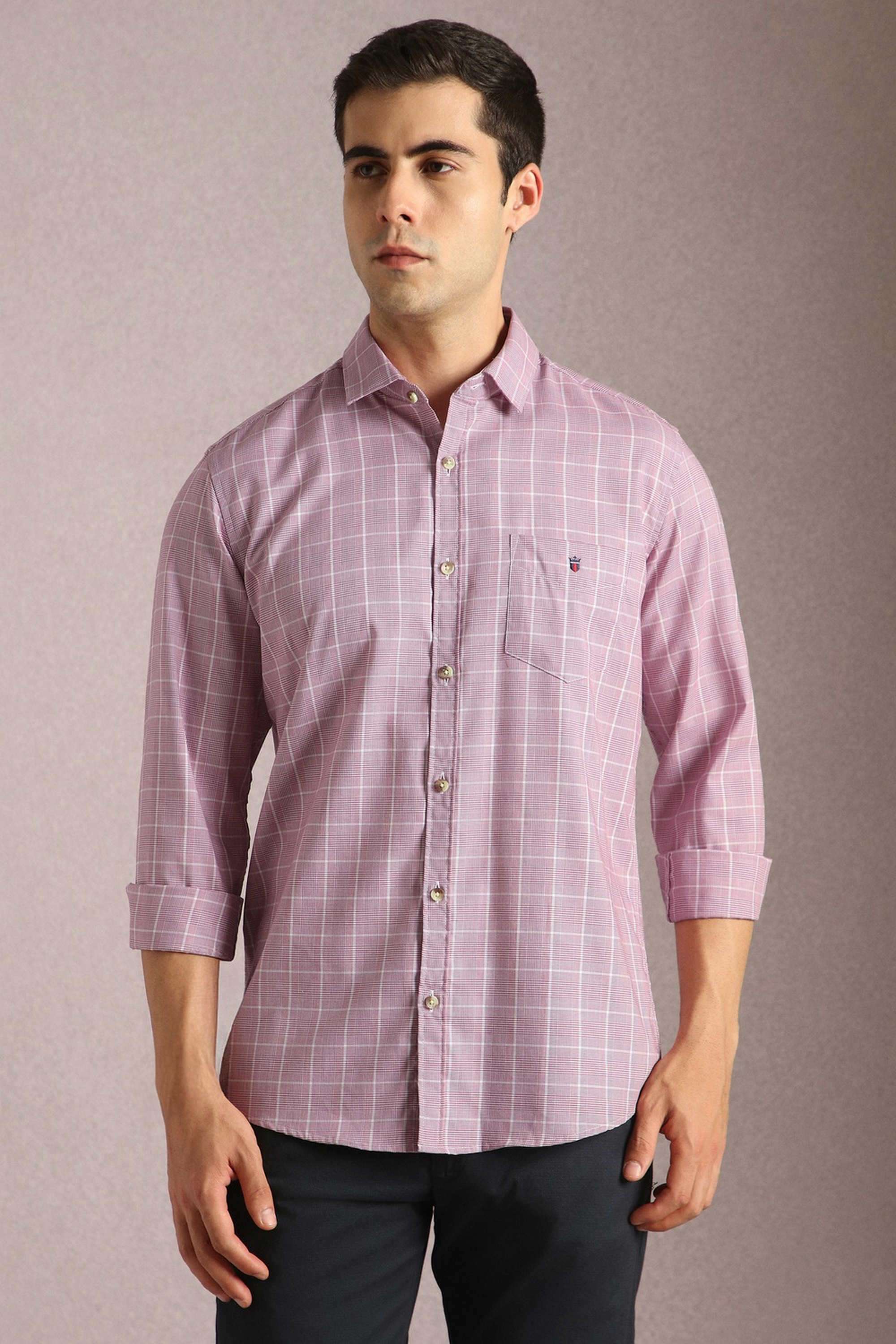 Checks-Cotton-Slim-Fit-Men-s-Casual-Wear-Shirt