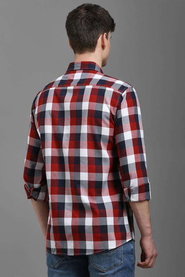Checks-Cotton-Slim-Fit-Men-s-Casual-Wear-Shirt