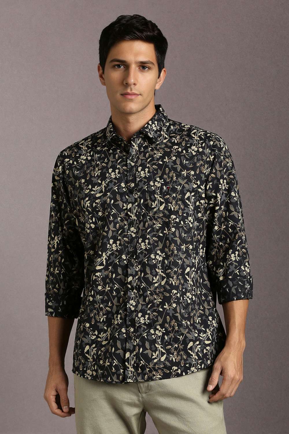 Printed-Cotton-Blend-Slim-Fit-Men-s-Shirt