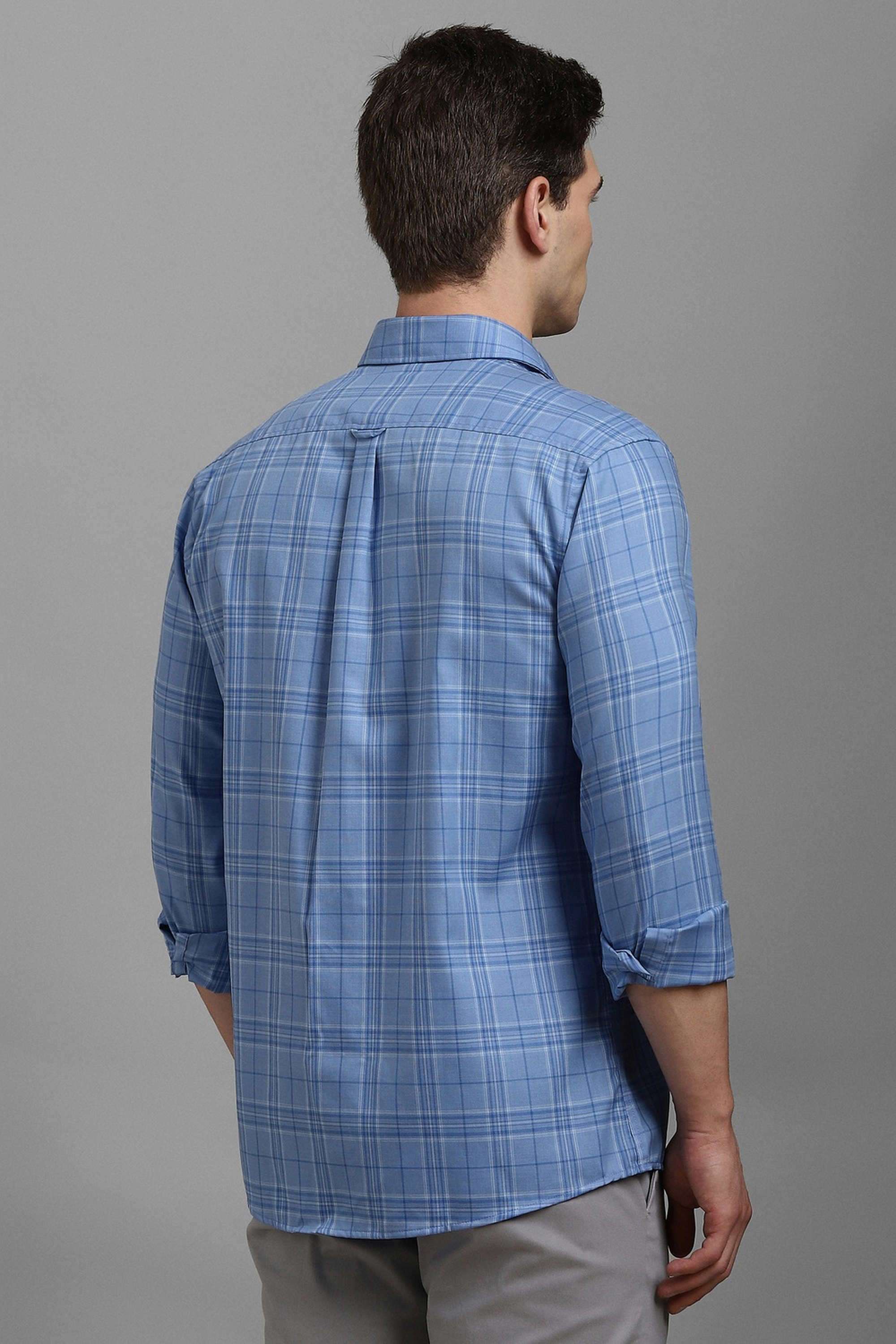 Checks-Cotton-Slim-Fit-Men-s-Casual-Wear-Shirt