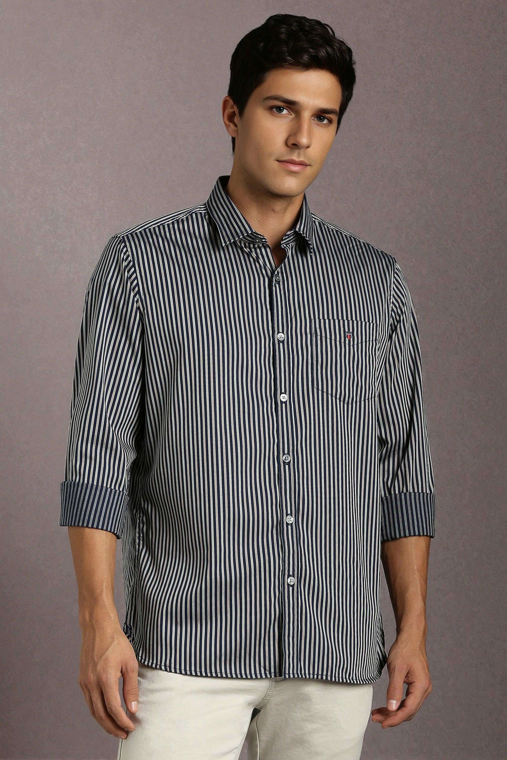 Stripes-Cotton-Slim-Fit-Men-s-Casual-Wear-Shirt
