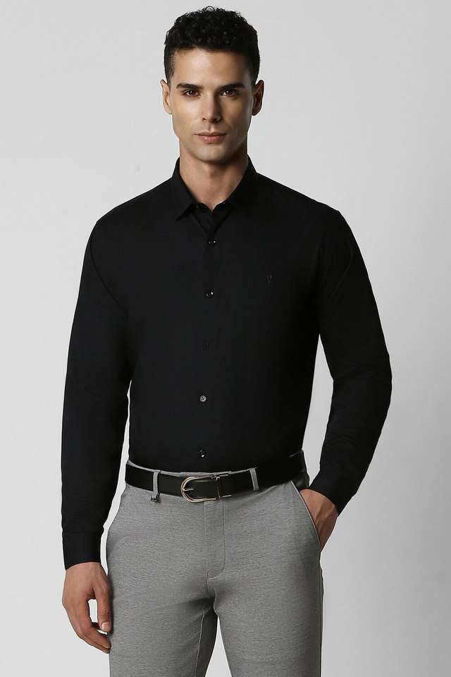 Solid-Bamboo-Slim-Fit-Men-s-Formal-Wear-Shirt