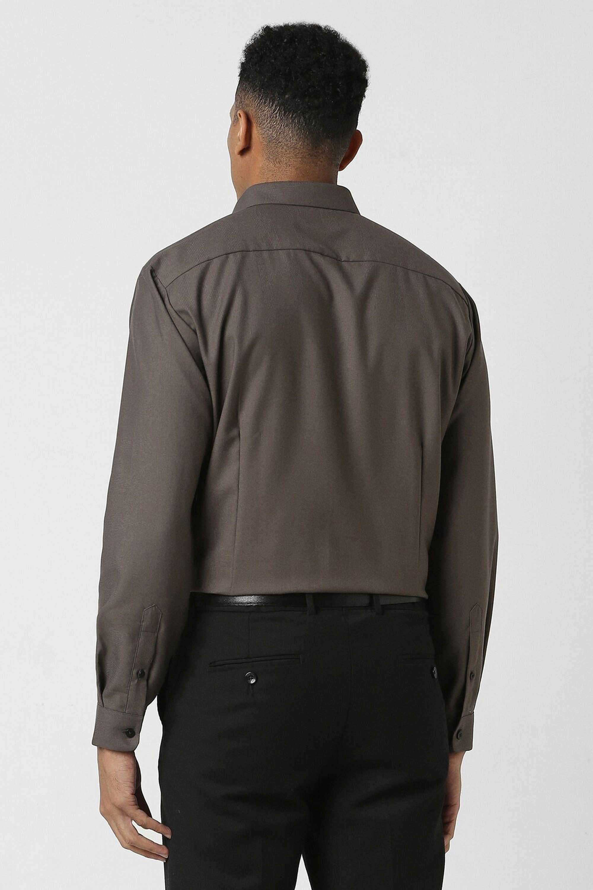 Solid-Blended-Fabric-Round-Neck-Men-s-T-Shirt