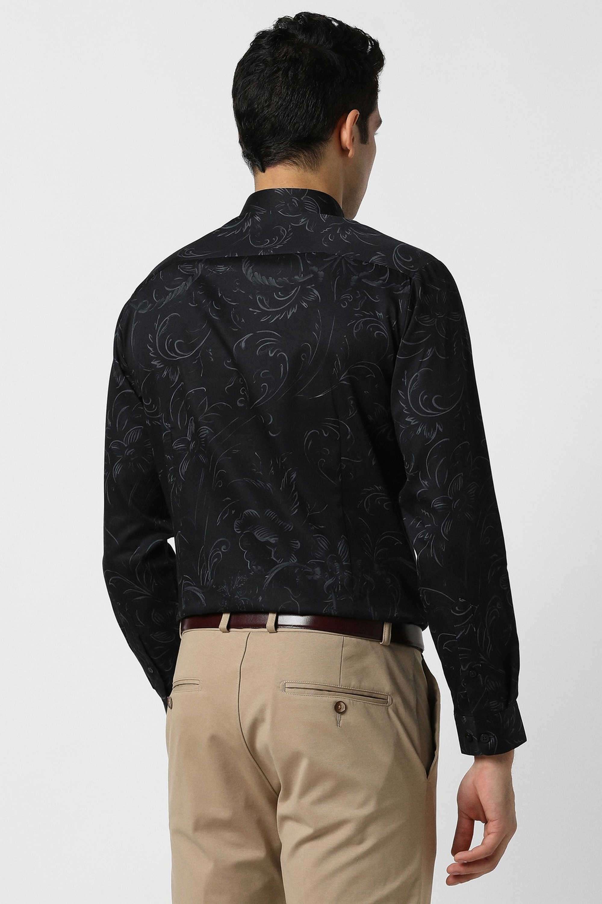 Solid-Blended-Fabric-Round-Neck-Men-s-T-Shirt