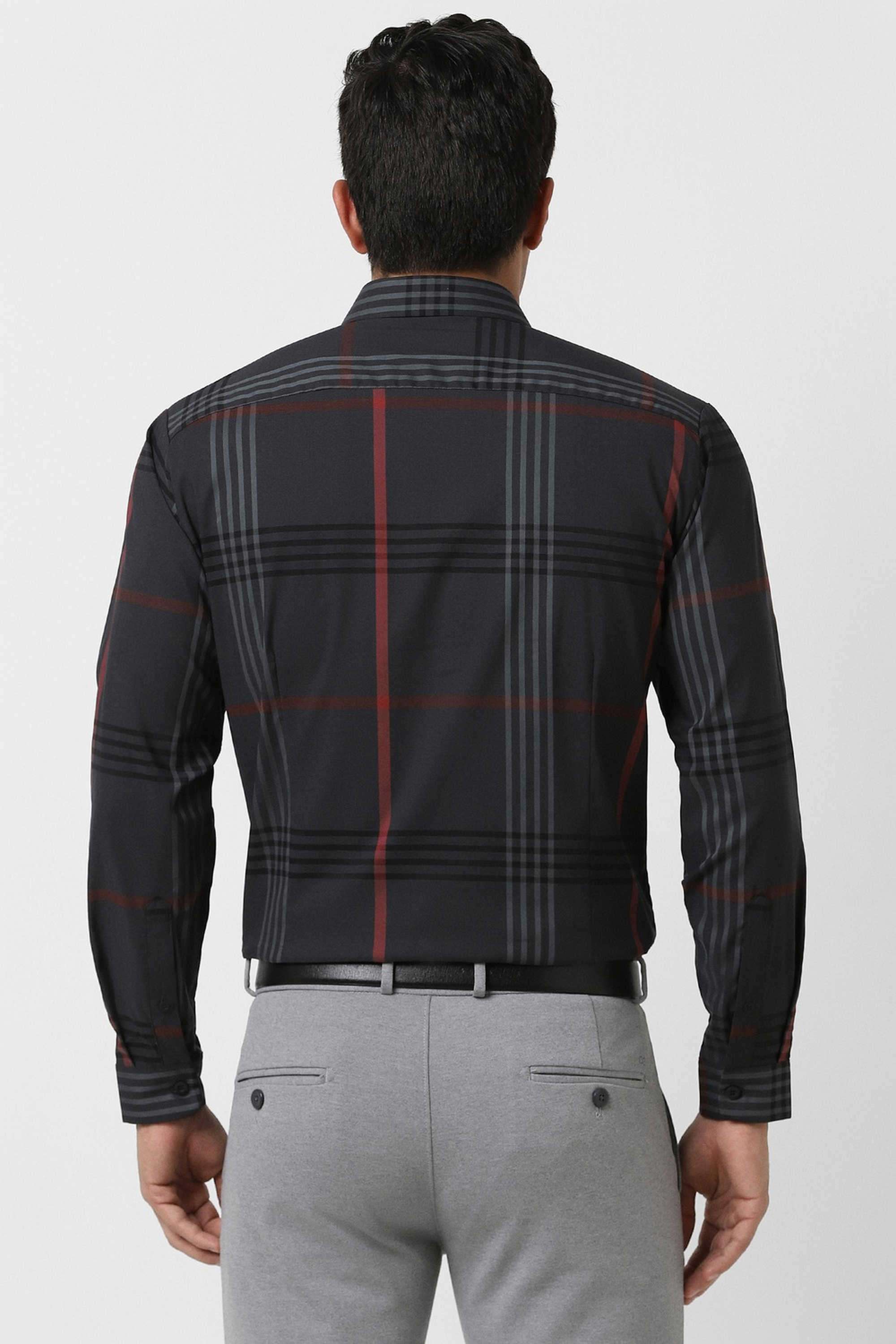 Solid-Blended-Fabric-Round-Neck-Men-s-T-Shirt