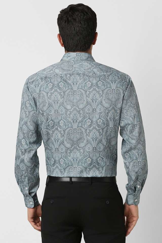 Printed-Cotton-Slim-Fit-Men-s-Formal-Wear-Shirt