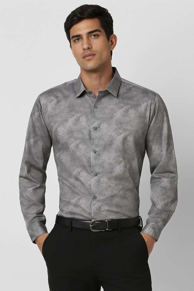 Printed-Cotton-Slim-Fit-Men-s-Formal-Wear-Shirt